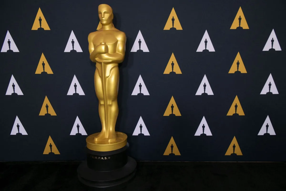 Oscar Statue at Samuel Goldwyn Theater on March 26, 2022 in Beverly Hills, California. Rodin Eckenroth/Getty Images/AFP
