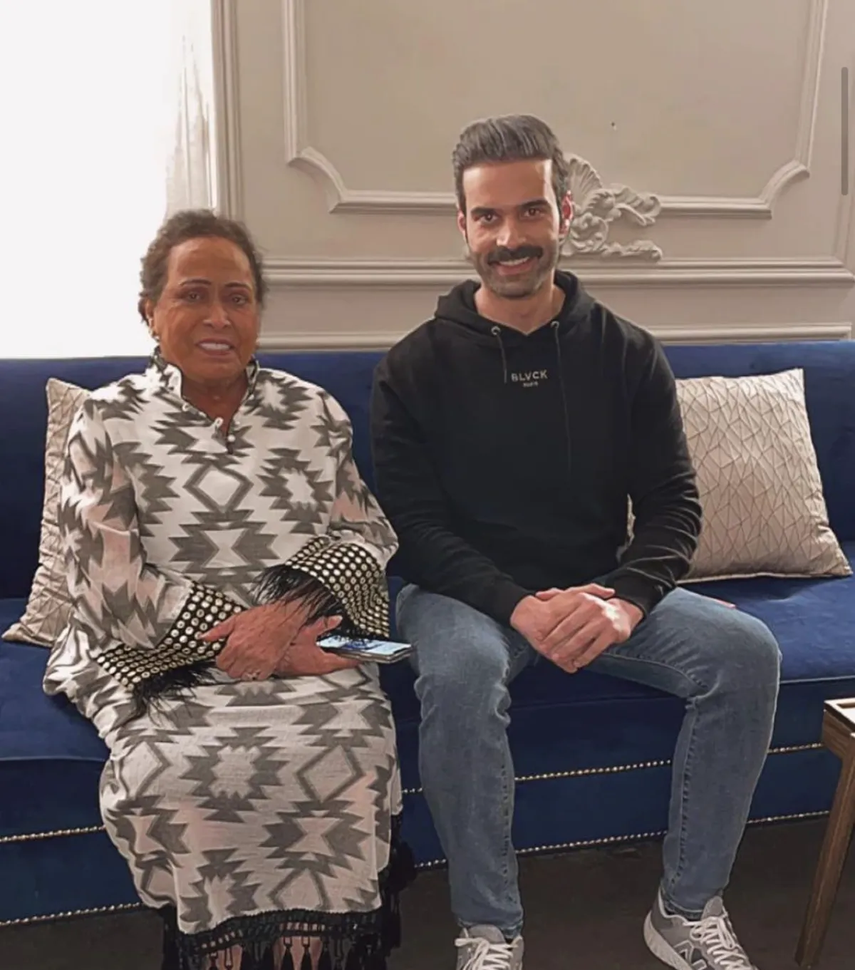 سعود الشهري وحياة الفهد - الصورة من حساب سعود على الانستغرام