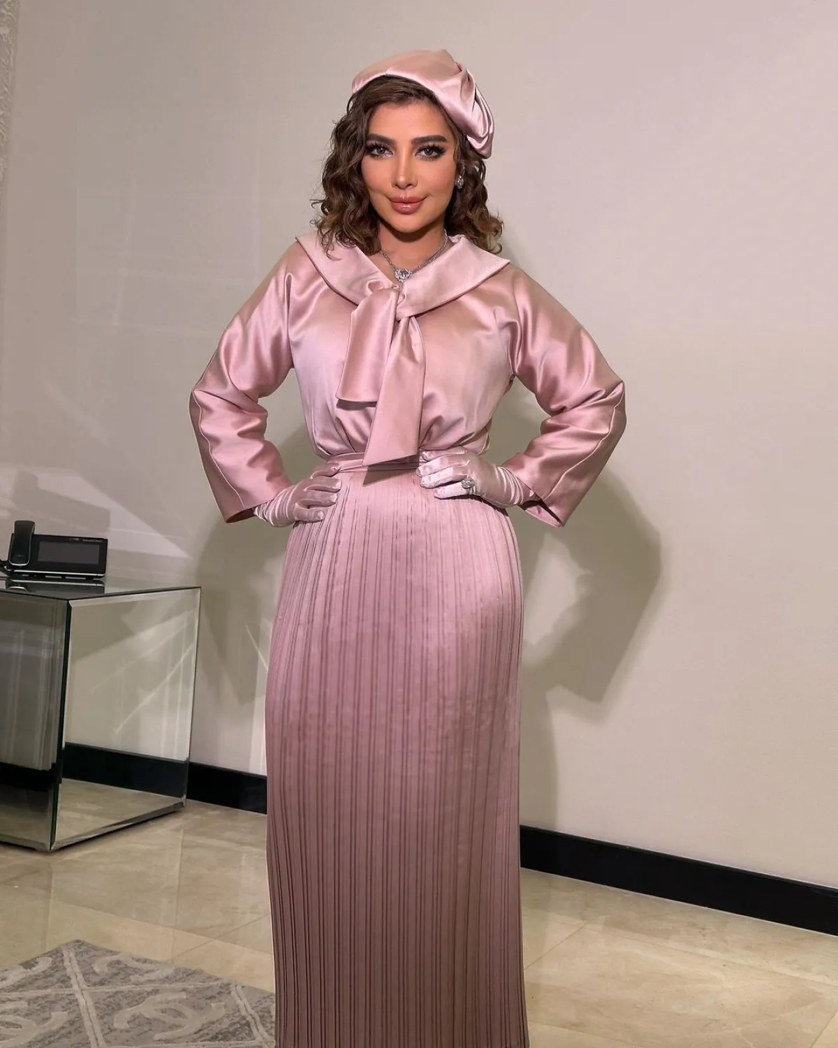 إطلالة أصالة في برنامج " سعودي آيدول" - صورة من صفحتها على انستغرام