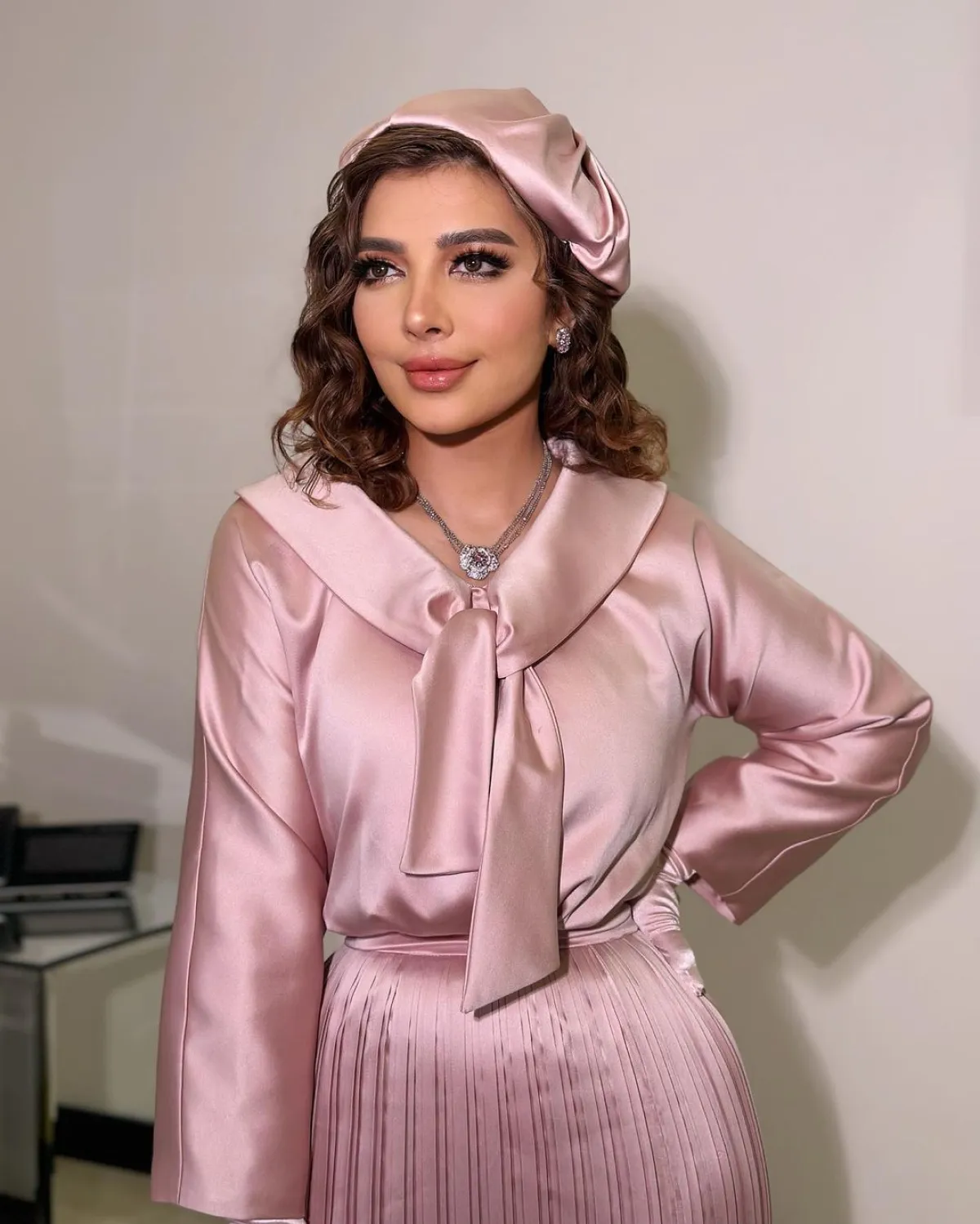 إطلالة أصالة في برنامج " سعودي آيدول" - صورة من صفحتها على انستغرام