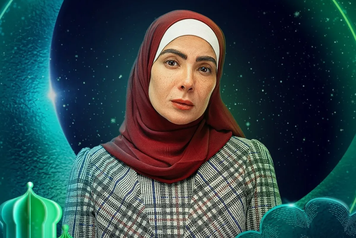 منى زكي على ملصق مسلسل  تحت الوصاية" - صورة من صفحة منصة شاهد على انستغرام