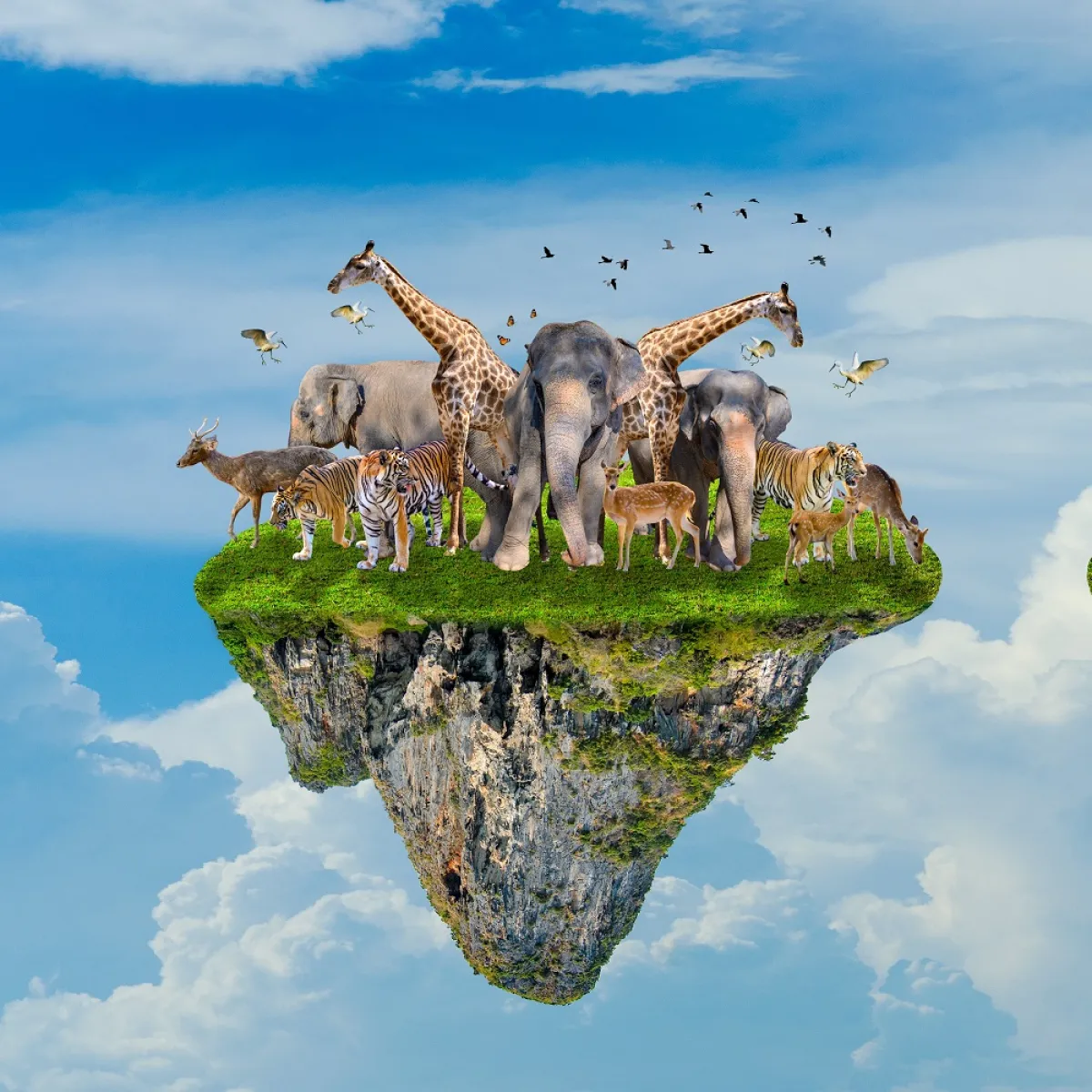 صورة تعبيرية لشعار الحيوانات البرية