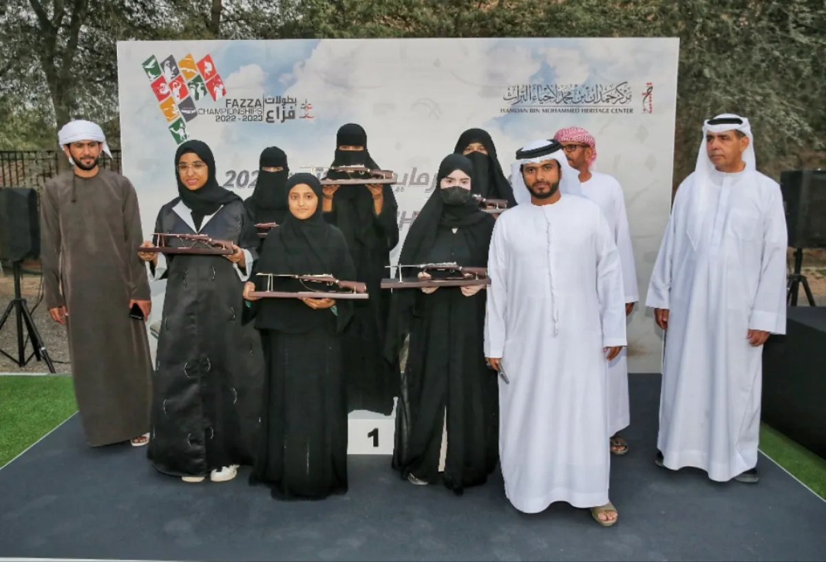 تفوق ملحوظ للإماراتيات في بطولة فزاع للرماية بالسكتون- الصورة من مركز حمدان بن محمد لإحياء التراث 