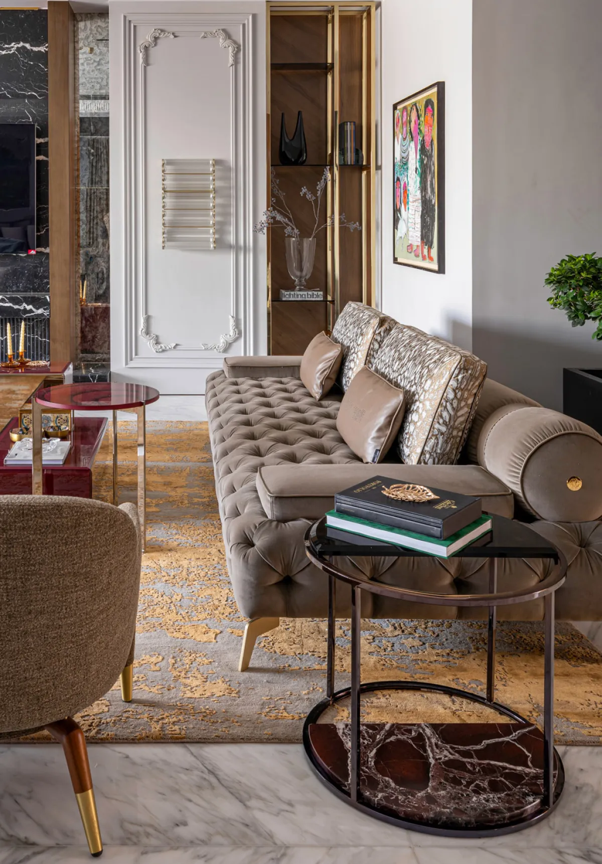 النسيج يقوم بدور ملحوظ في التصميم 