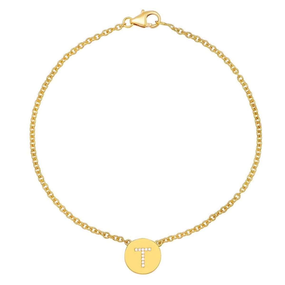 سوار بحرف T من جينفير ماير Jennifer Meyer 