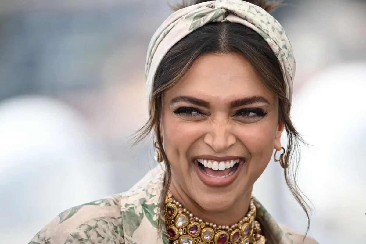 Deepika Padukone at the 75th edition of the Cannes Film Festival in Cannes, southern France, on May 17, 2022. LOIC VENANCE / AFP