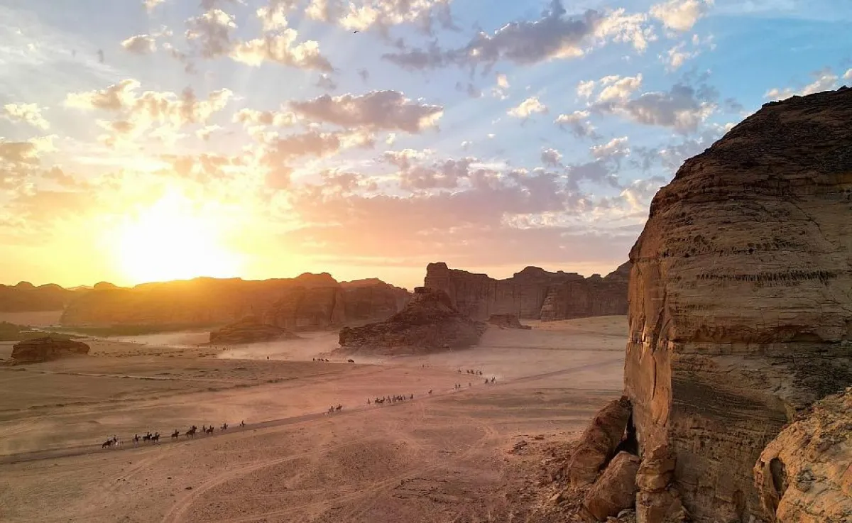 انطلاق منافسات بطولة كأس خادم الحرمين الشريفين للقدرة والتحمل 2023 . الصورة من "واس"