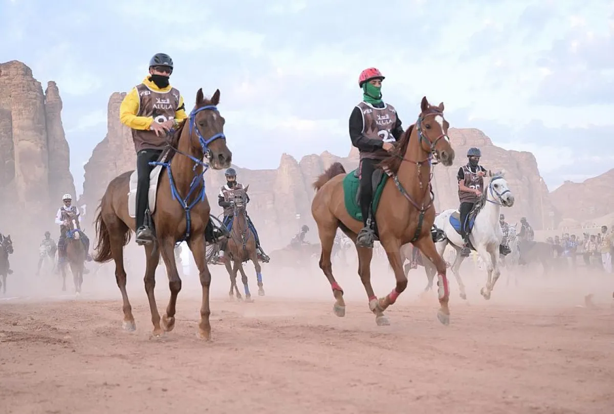 تستضيف الهيئة الملكية لمحافظة العلا السباق. الصورة من "واس"