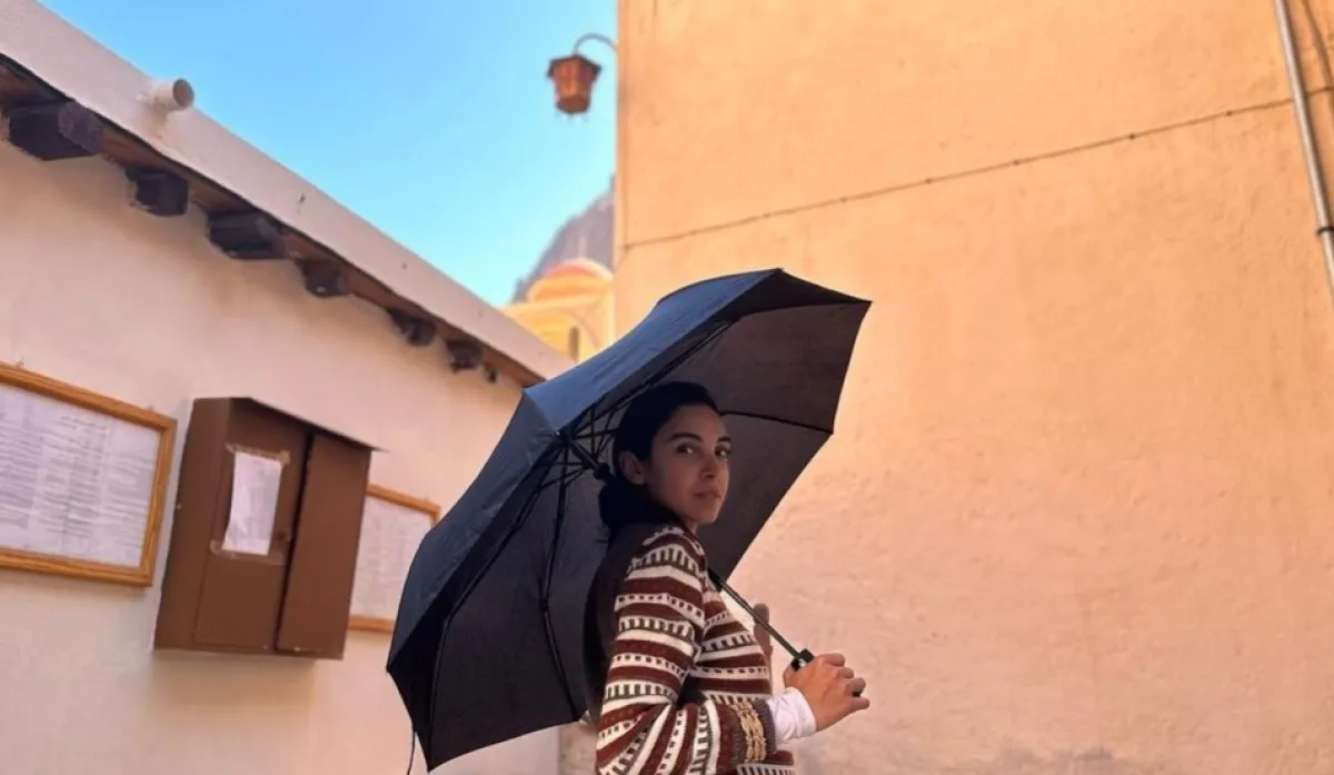 سلمى أبو ضيف من كواليس مسلسل المداح - الصورة من حسابها الرسمي على انستغرام