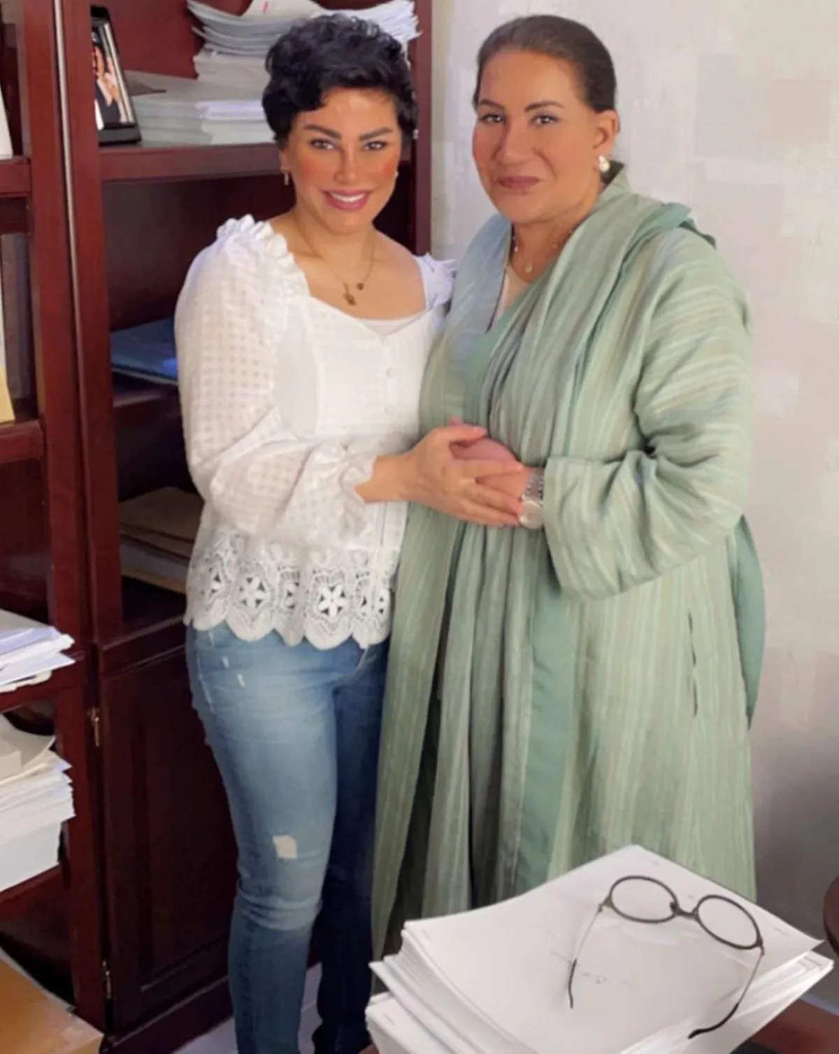 سعاد عبدالله وفاطمة الطباخ- الصورة من حسابها على الانستغرام-