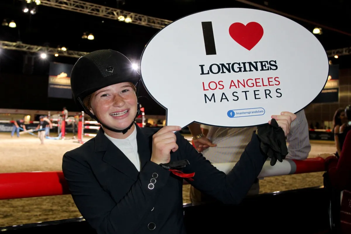 Jennifer Gates at Los Angeles Convention Center on September 28, 2014 in Los Angeles, California. David Buchan/Getty Images for Masters Grand Slam Indoor/AFP