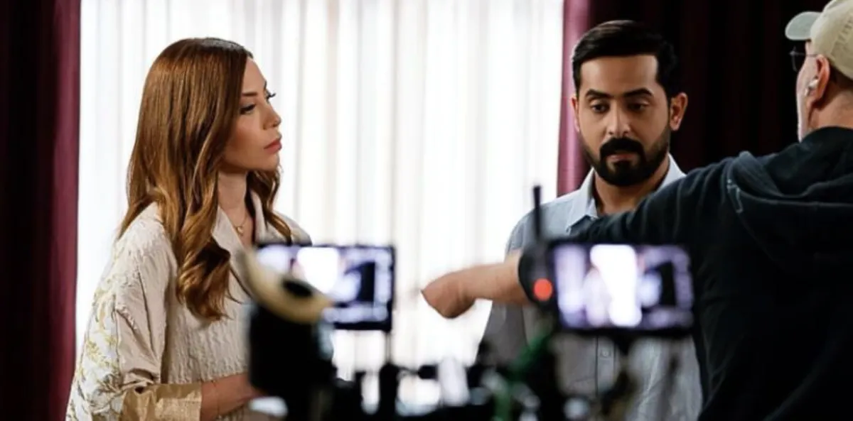 فوزي المتعب وسماح زيدان -الصورة من حسابه على الانستغرام