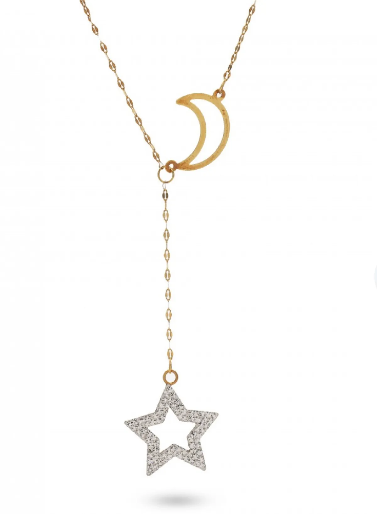 سلسلة هلال ونجمة الكريستال من العماري Alammari