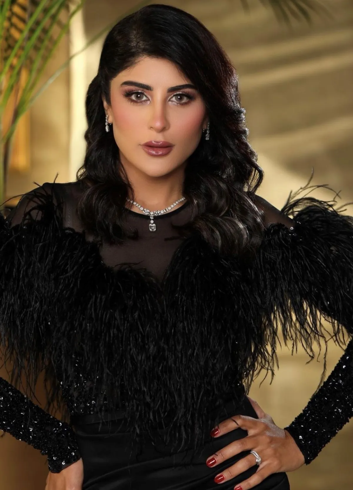 زارا البلوشي - الصورة من حسابها على الانستجرام