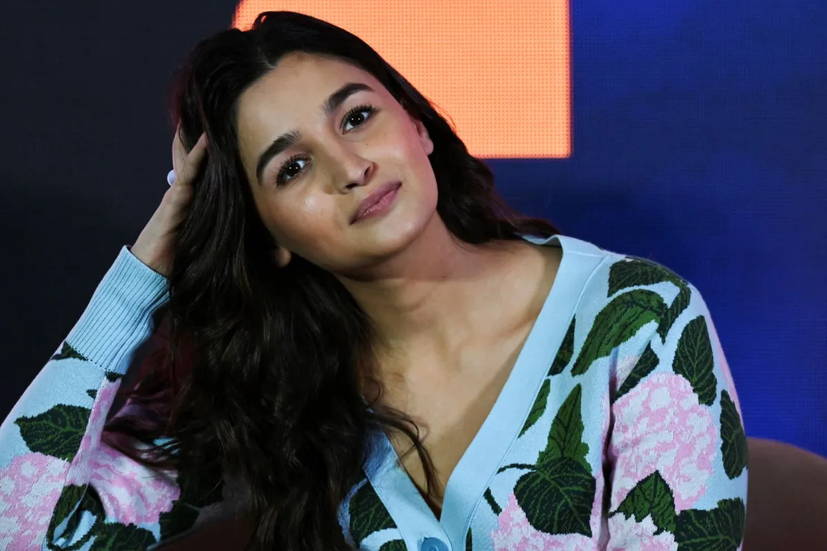 Alia Bhatt in Mumbai on January 31, 2023. SUJIT JAISWAL / AFP