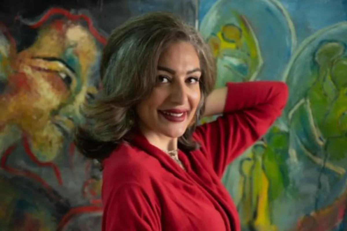 الفنانة غدير حافظ- تصوير محمد المانع 