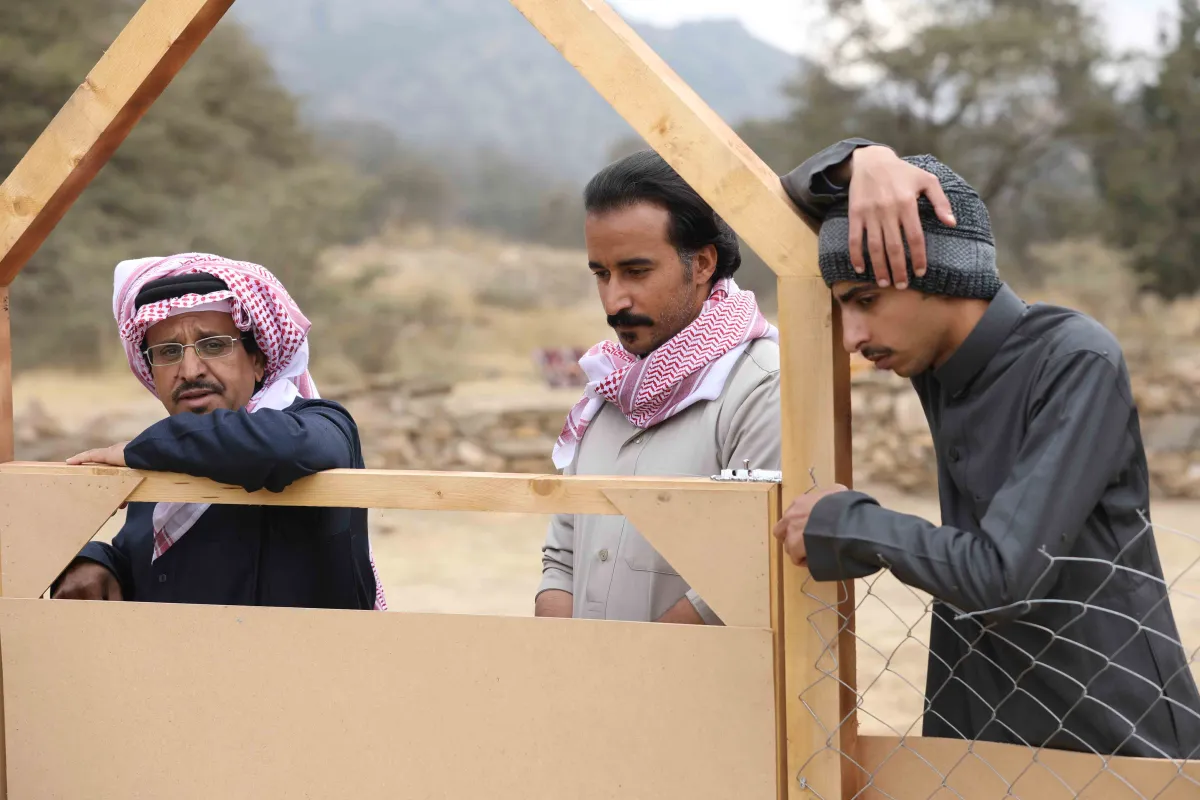 سعد عزيز وصالح أبو عمرة وعبدالله العامر