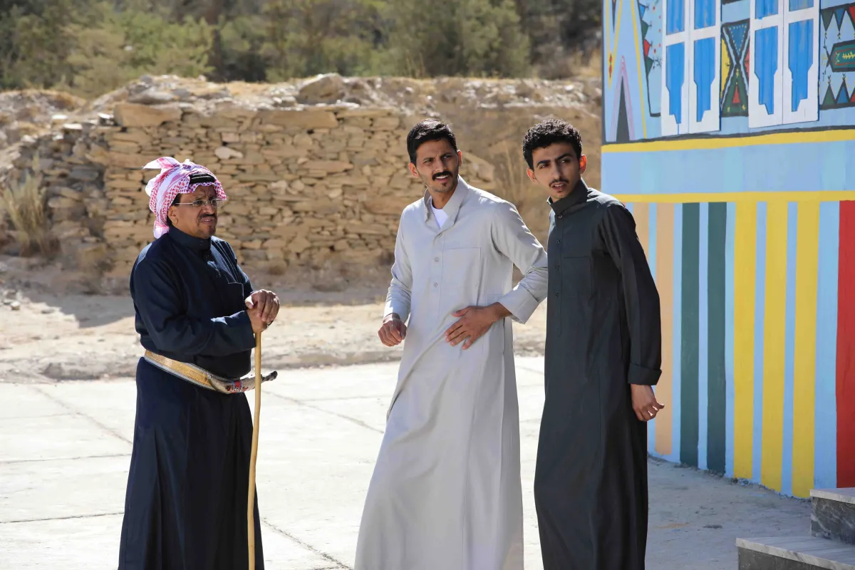  سعد عزيز ومحمد الشهري وعبدالله العامر