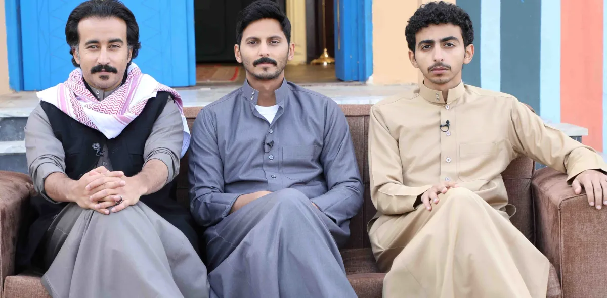  سعد عزيز ومحمد الشهري وصالح أبو عمرة