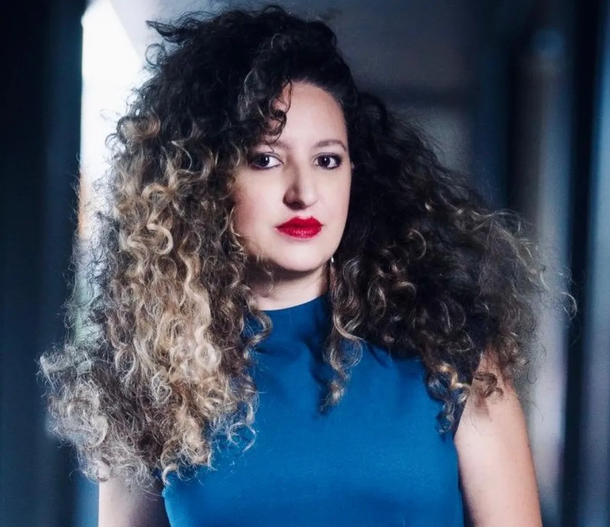 سعاد بشناق- صورة من المركز الإعلامي لسعاد بشناق