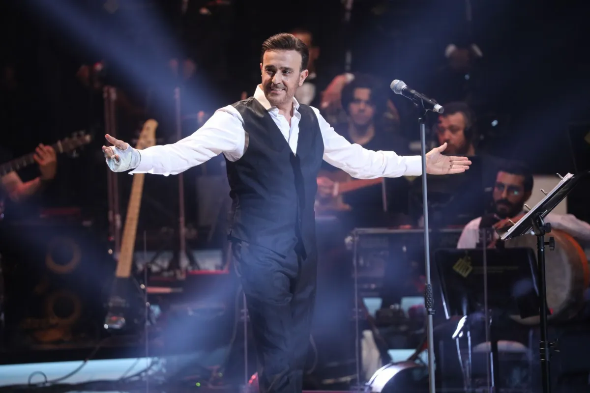  صابر الرباعي  في سهرة المهرجان- الصورة من موقع مهرجان الأغنية التونسية على الفيسبوك