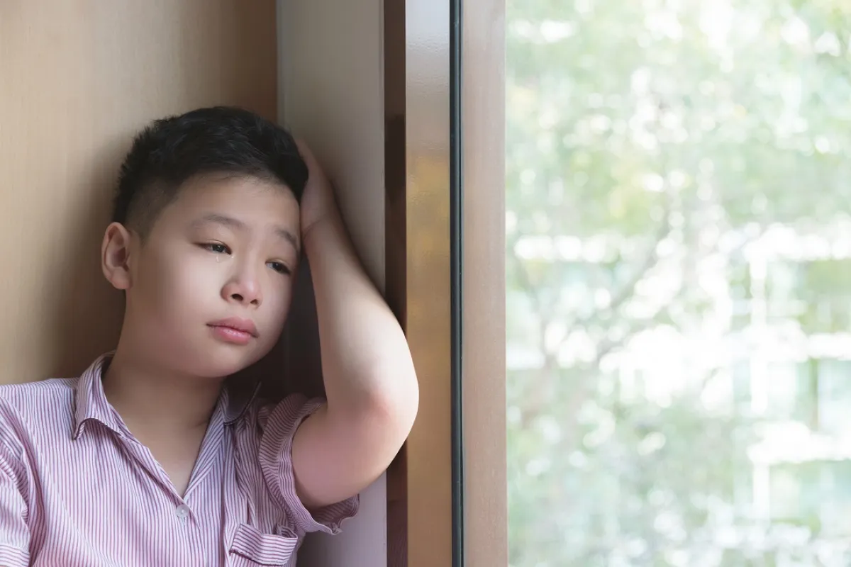 صورة لطفل مريض