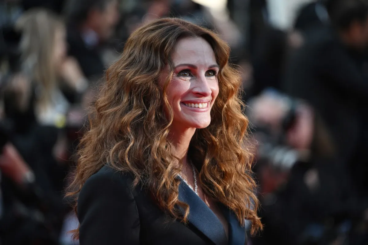 Julia Roberts in Cannes, southern France, on May 19, 2022. CHRISTOPHE SIMON / AFP