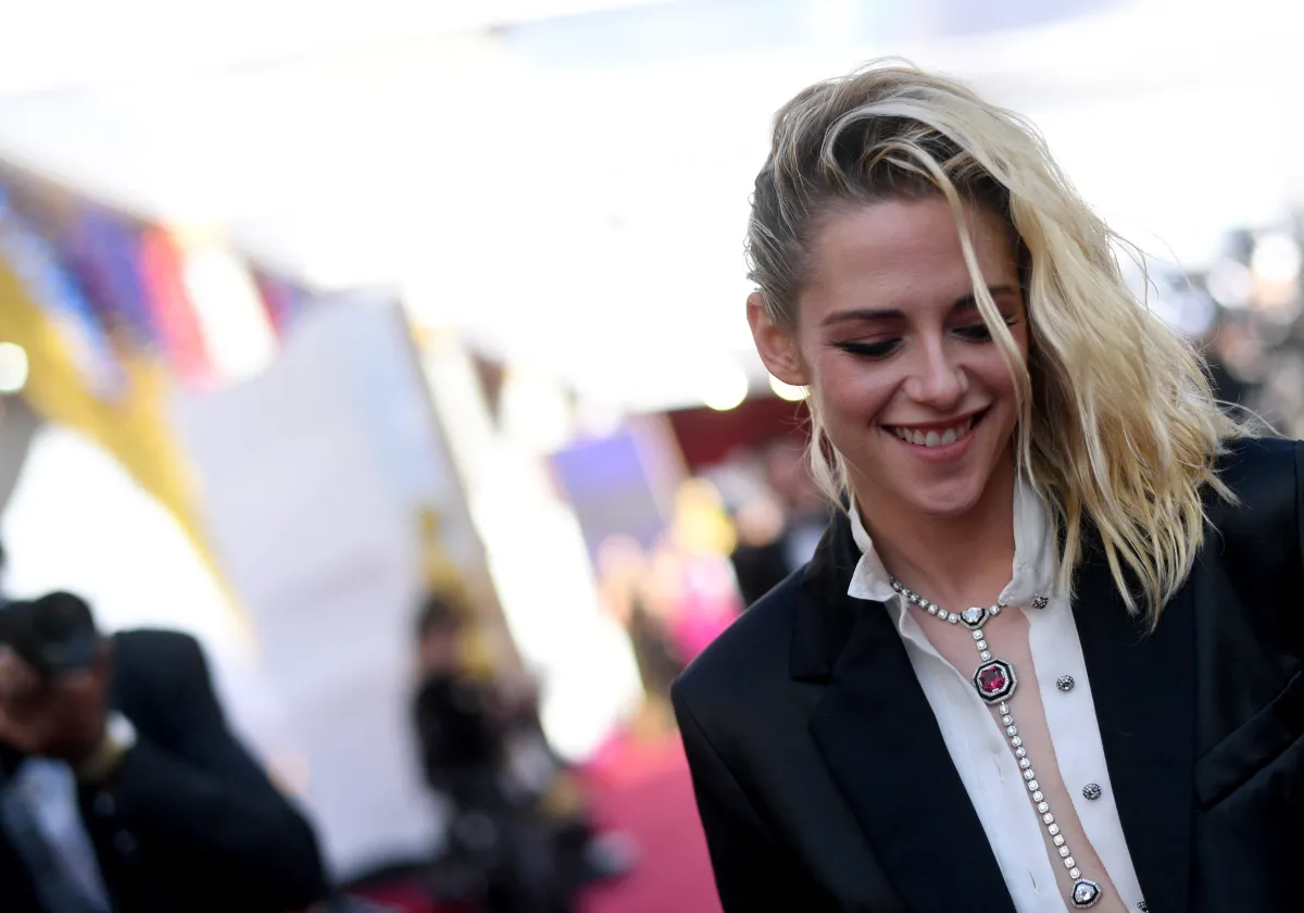 US actress Kristen Stewart attends the 94th Oscars at the Dolby Theatre in Hollywood, California on March 27, 2022. VALERIE MACON / AFP