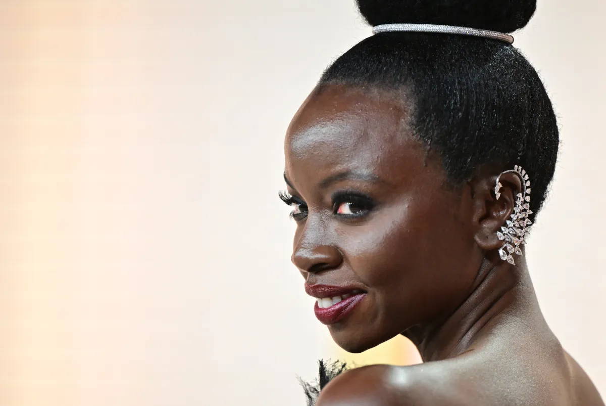 Zimbabwean-US actress Danai Gurira attends the 95th Annual Academy Awards at the Dolby Theatre in Hollywood, California on March 12, 2023. Frederic J. Brown / AFP