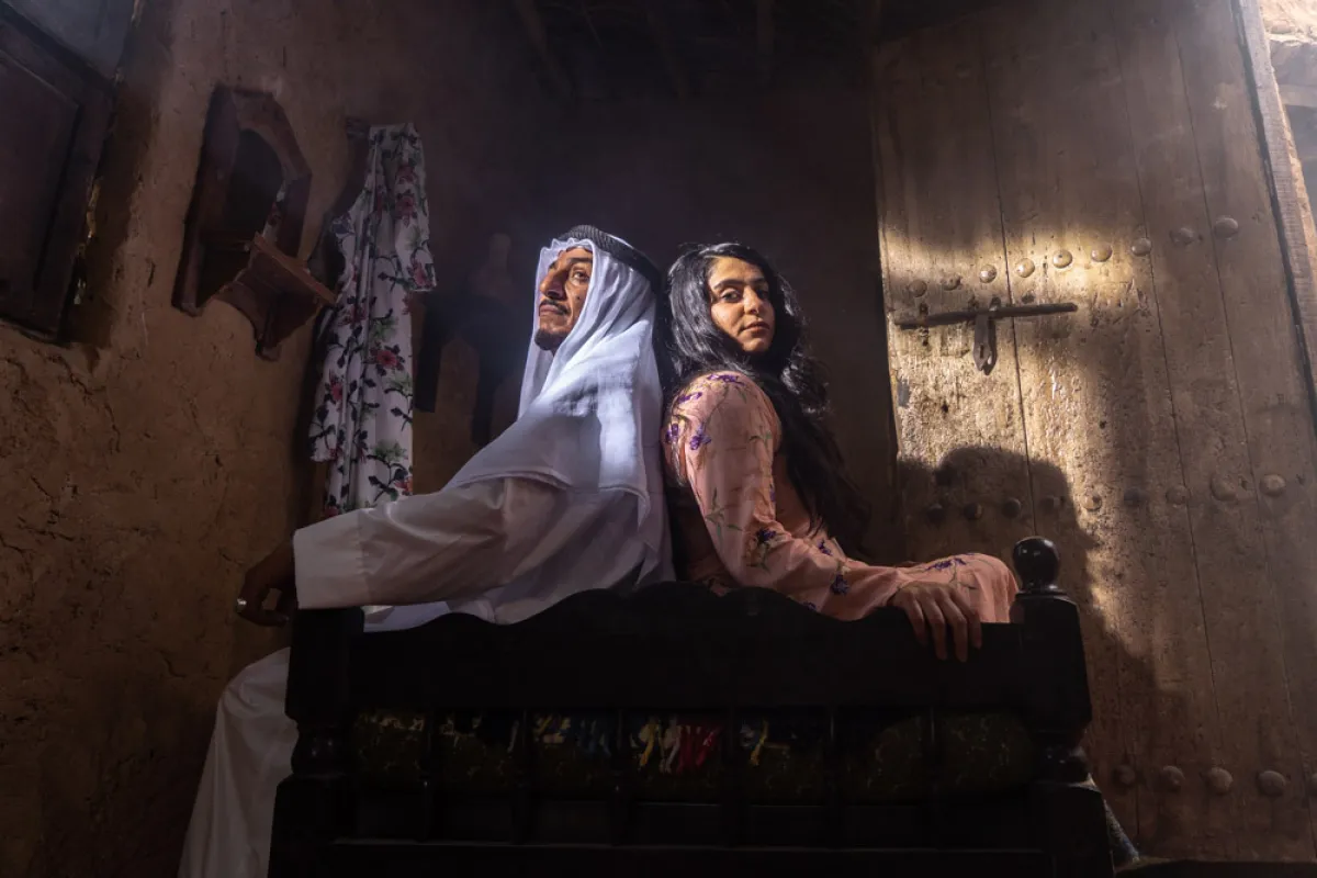 عبد المحسن النمر ودانة آل سالم-الصورة من المركز الإعلامي ل مجموعة أم بي سي 