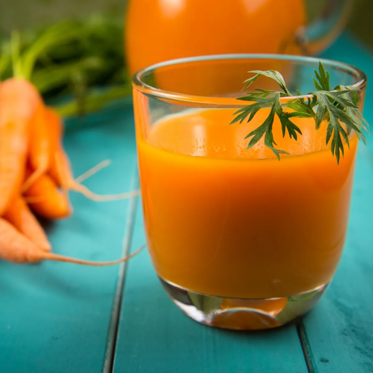 صورة لكوب من عصير الجزر