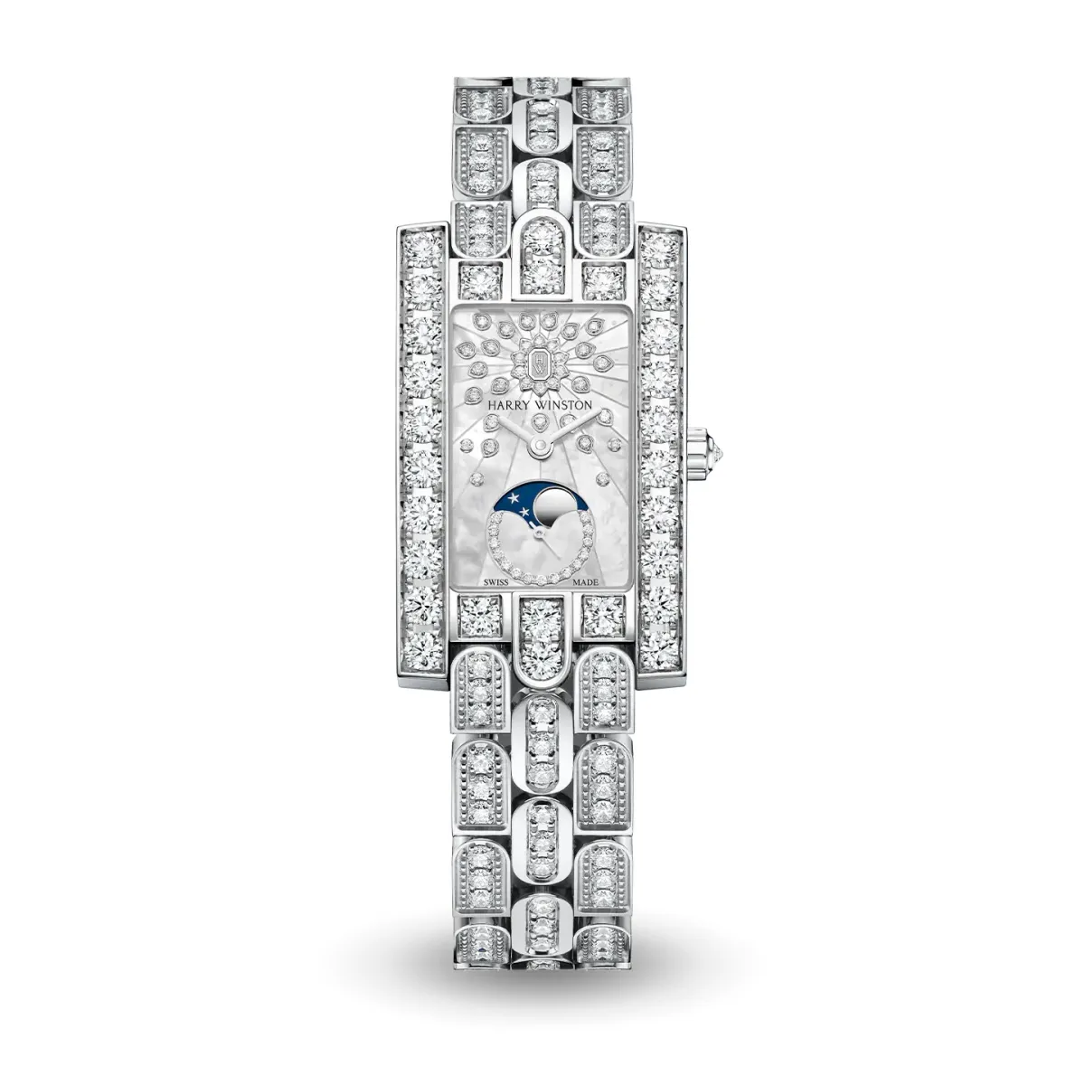 ساعة Avenue Classic Moon Phase لهاري وينستون Harry Winston