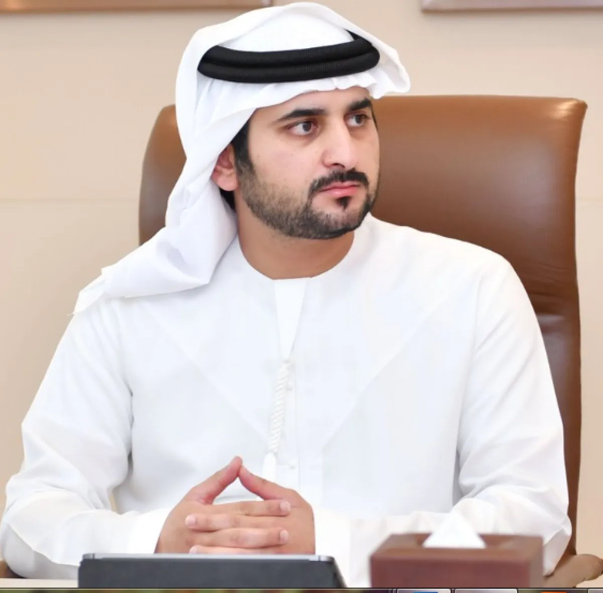 الشيخ مكتوم بن محمد بن راشد آل مكتوم. الصورة من مكتب دبي الإعلامي