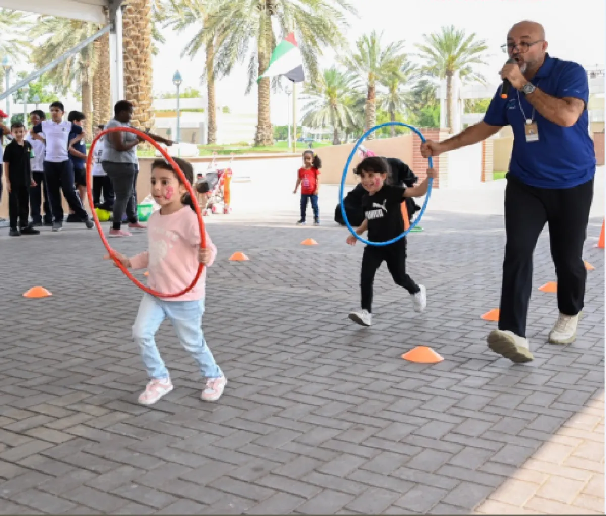 فعاليات وأنشطة متنوعة. الصورة من تويتر بلدية أبوظبي