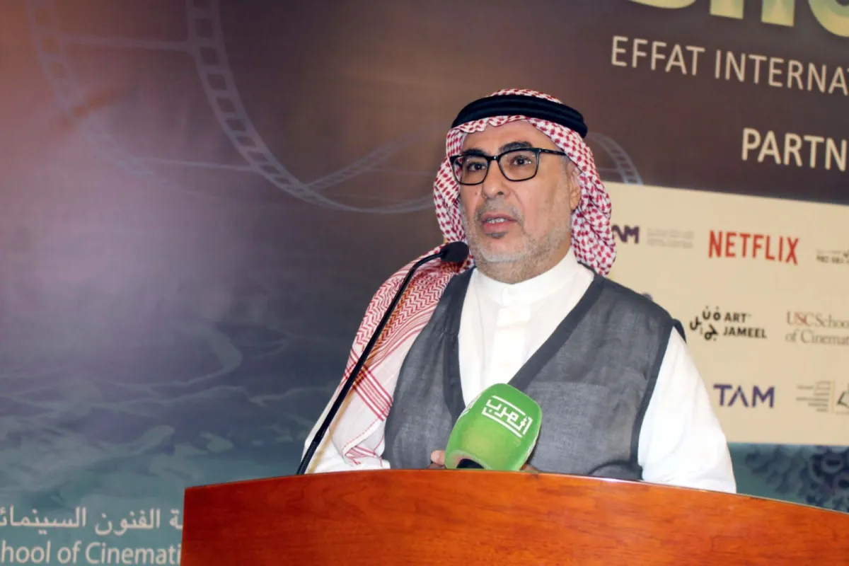 الدكتور عمر الجاسر- الصورة من المركز الاعلامي للمهرجان