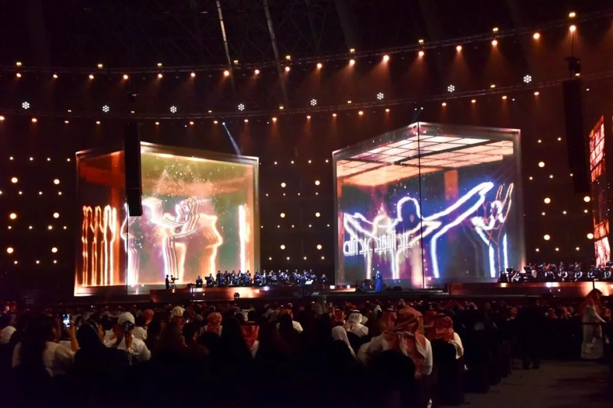 حفل عبدالمجيد عبدالله -الصورة من المركز الإعلامي في روتانا