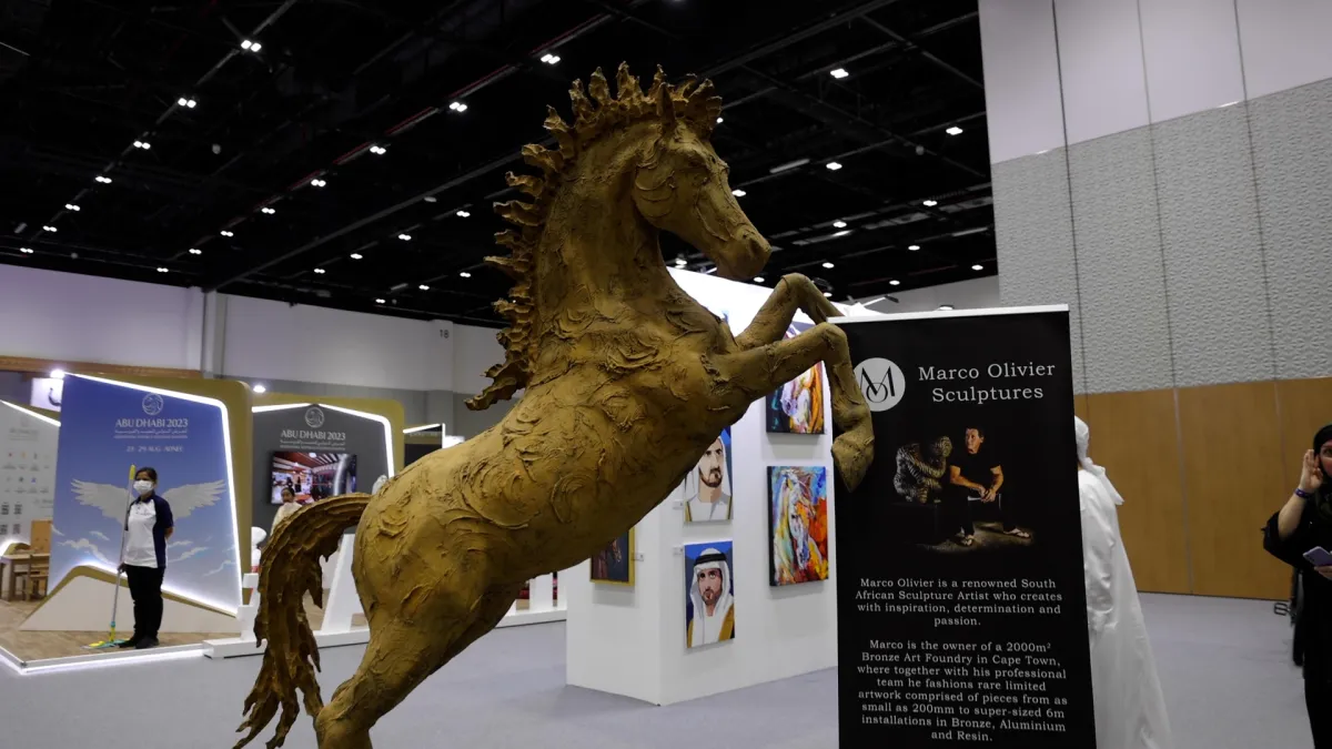 يشارك في معرض الخيول أكثر من 60 عارضًا من 35 دولة. الصورة من مكتب دبي الإعلامي
