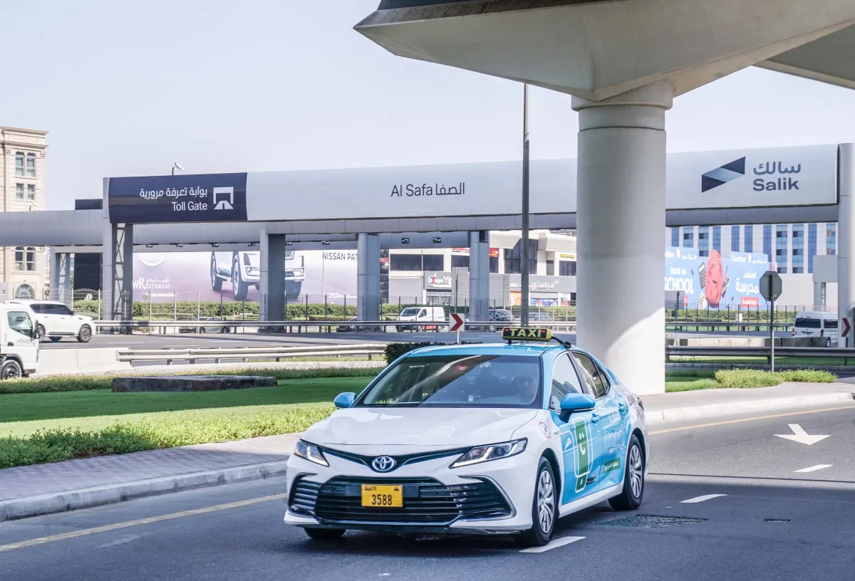  رفع كفاءة مركبات الأجرة في إمارة دبي.الصورة من هيئة الطرق والمواصلات