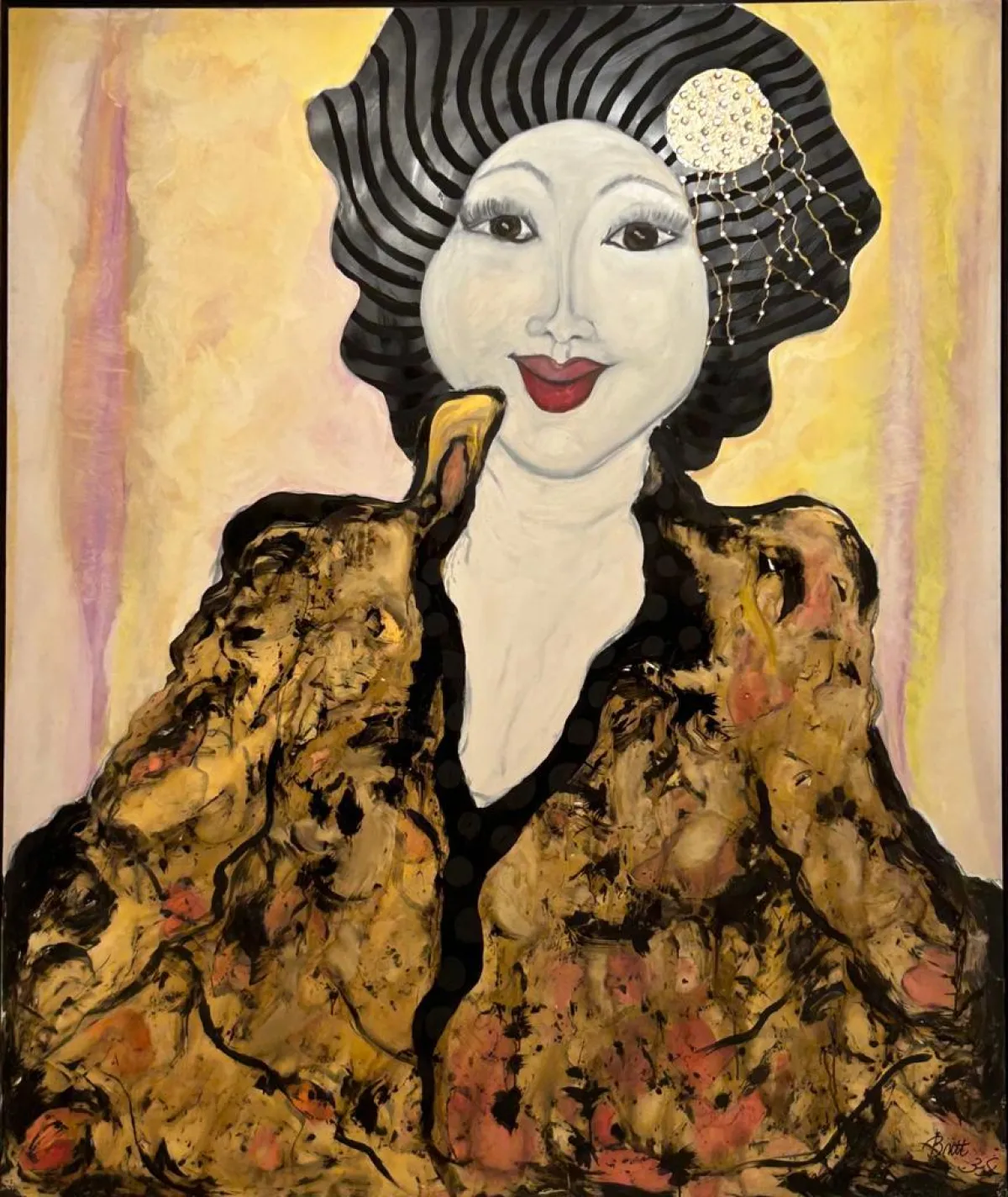 بمناسبة يوم الام التشكيلية بريت تطلق معرض هوانم لسلسلة النساء بعالمي 