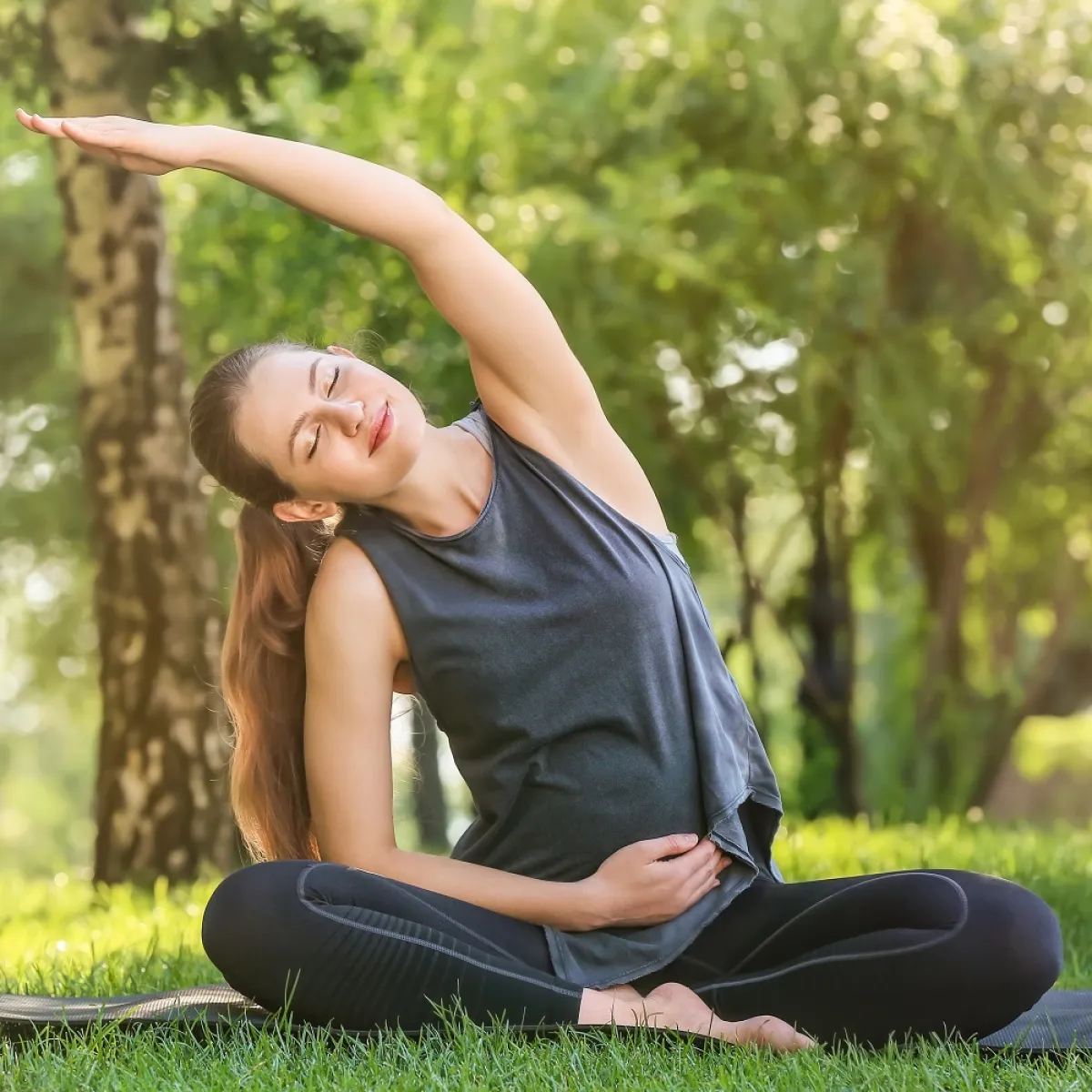 صورة لحامل تتريض