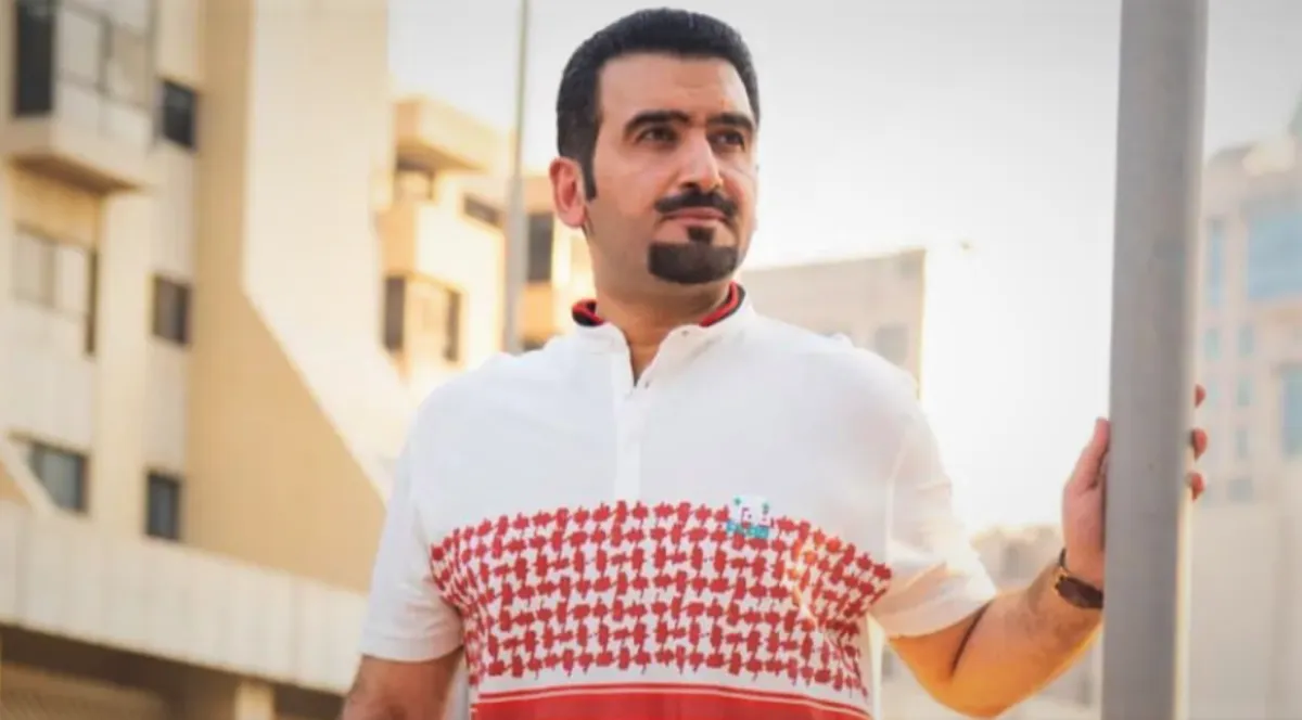 احمد ايراج -الصورة من حساب الفنان