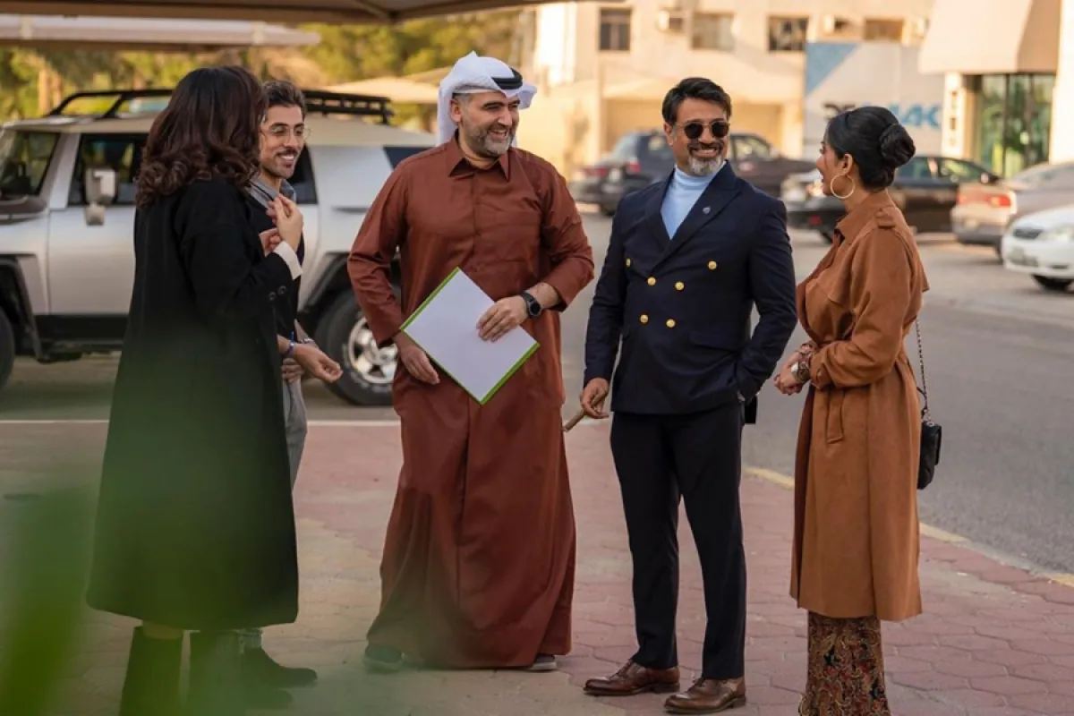 أبطال مسلسل حياتي المثالية - صورة من صفحة الفنان خالد أمين على انستغرام