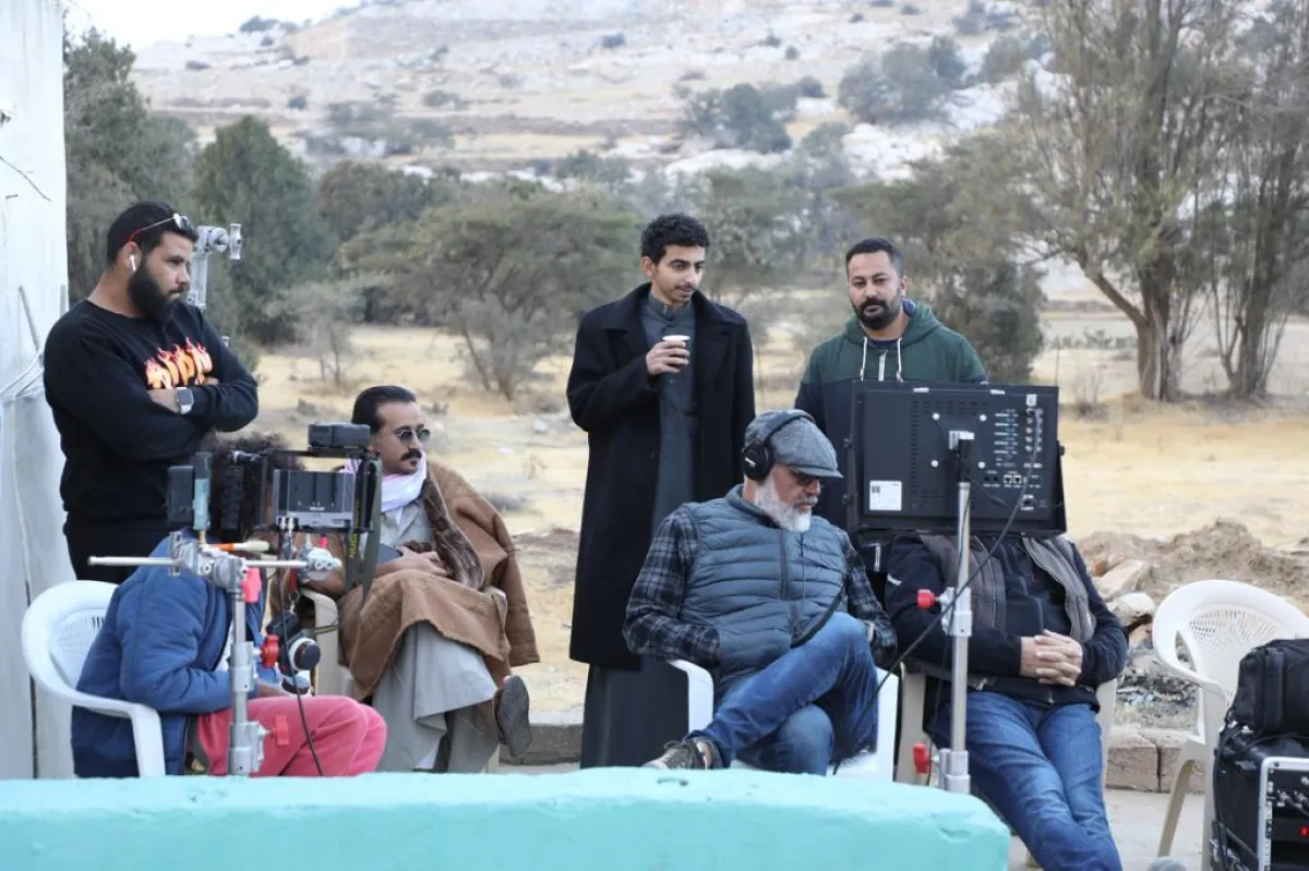 أبطال سكة سفر في الكواليس - الصورة من إدارة أعمال الفنانين