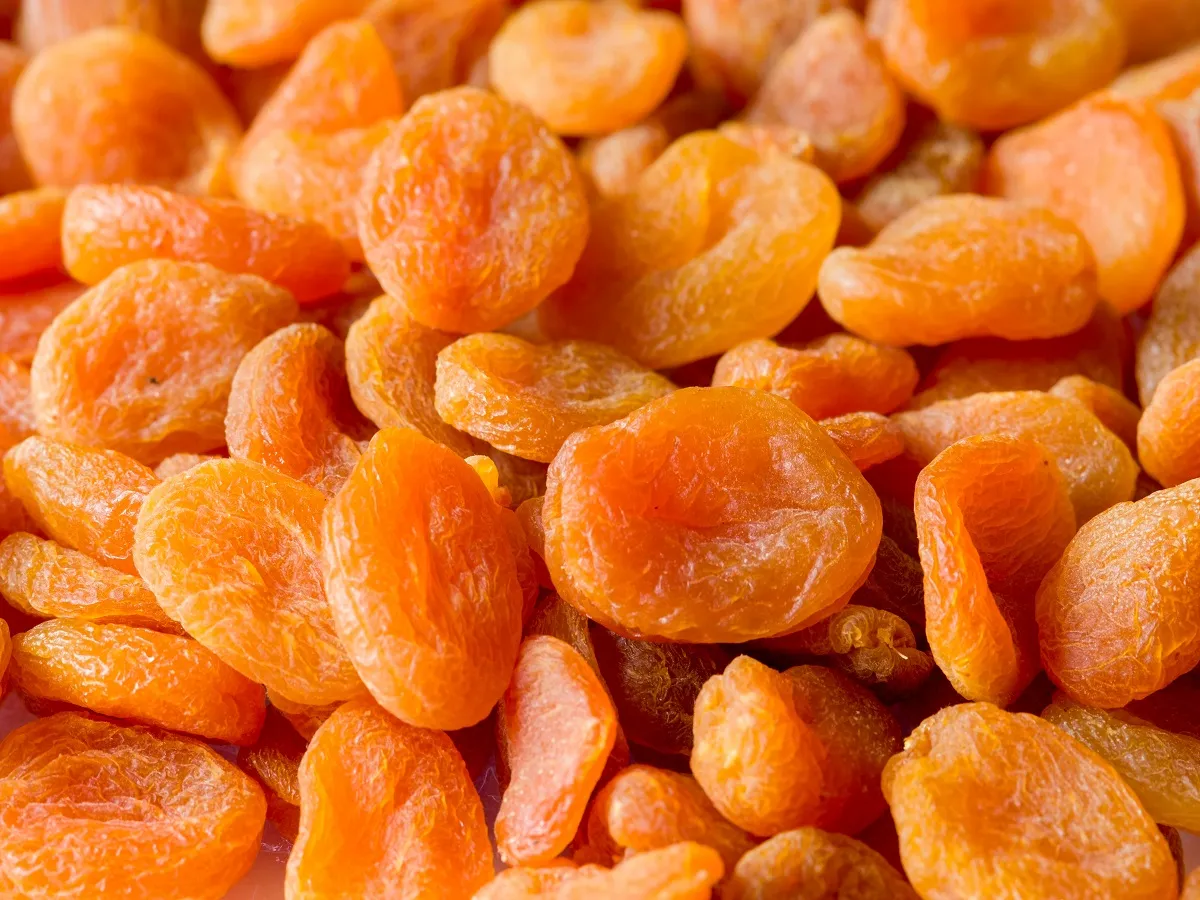 صورة للمشمش المجفف