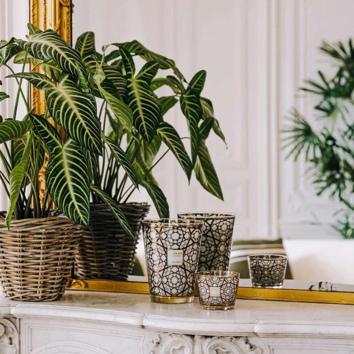 شمعتان معطرتان 