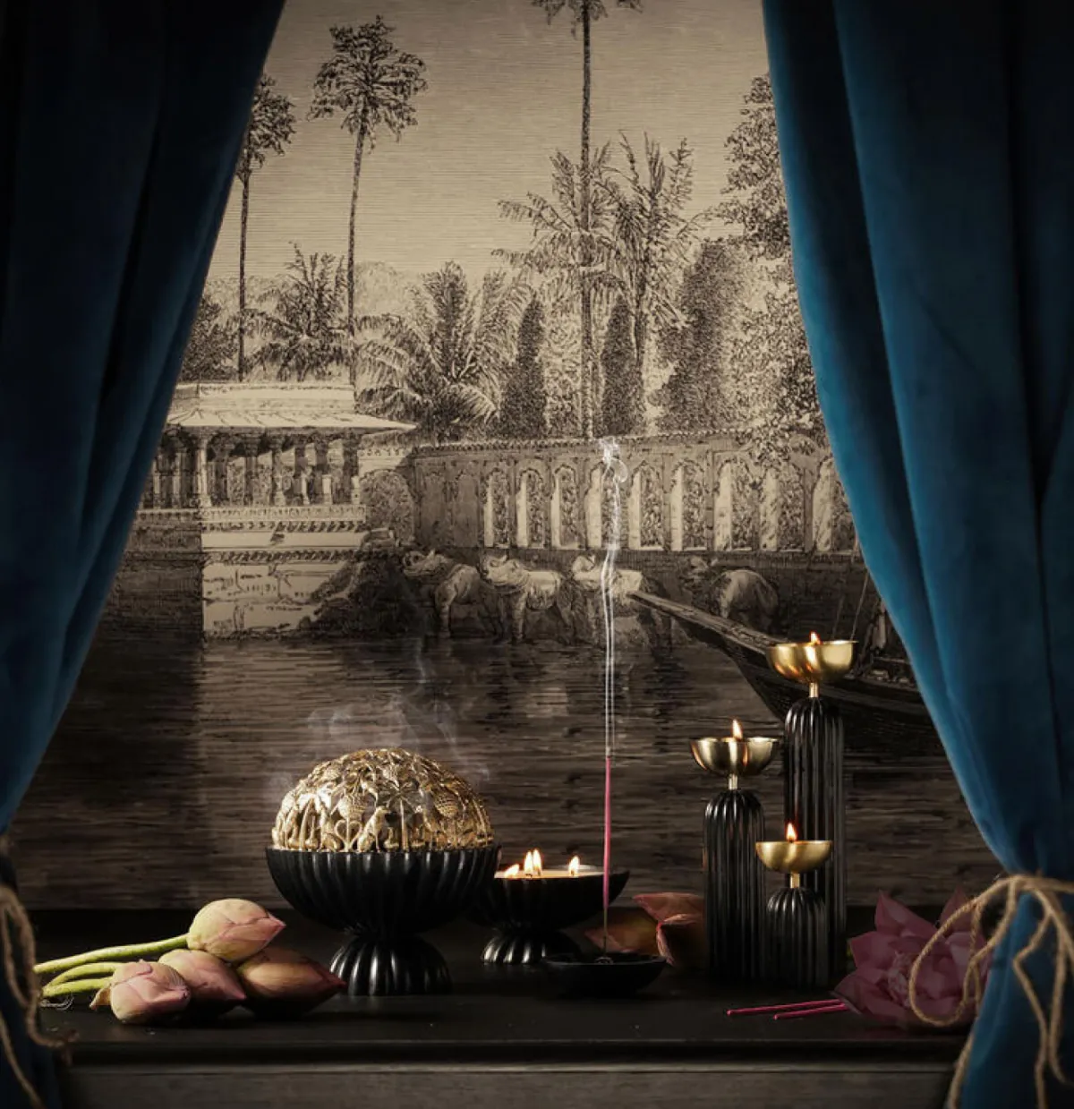 مبخرة وحوامل شموع من إيرا أودايبور Ira Udaipur 