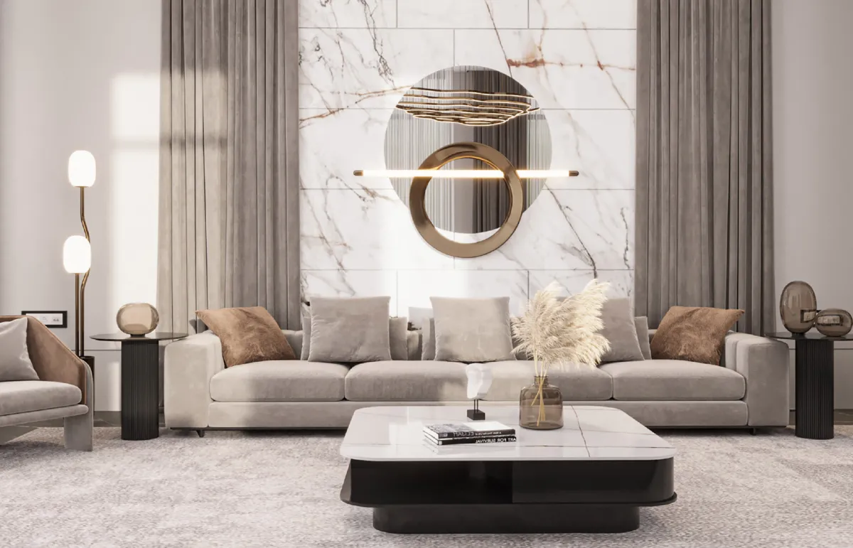 لمسات ذهبية لافتة في المنزل 