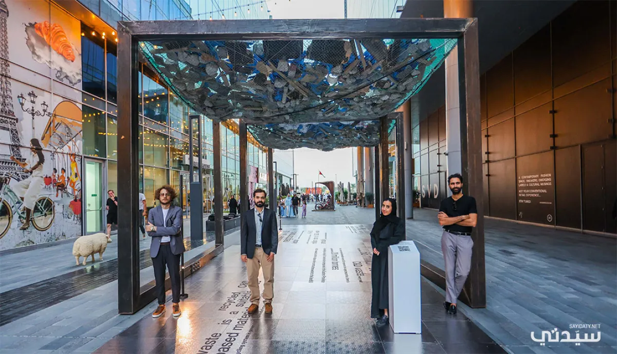 ريكاردو سوريكا وشهد السديس وأنطونيو سوريكا وأنطونيو فيردي تحت مظلة مشروع «كم تزن ردمياتك؟»