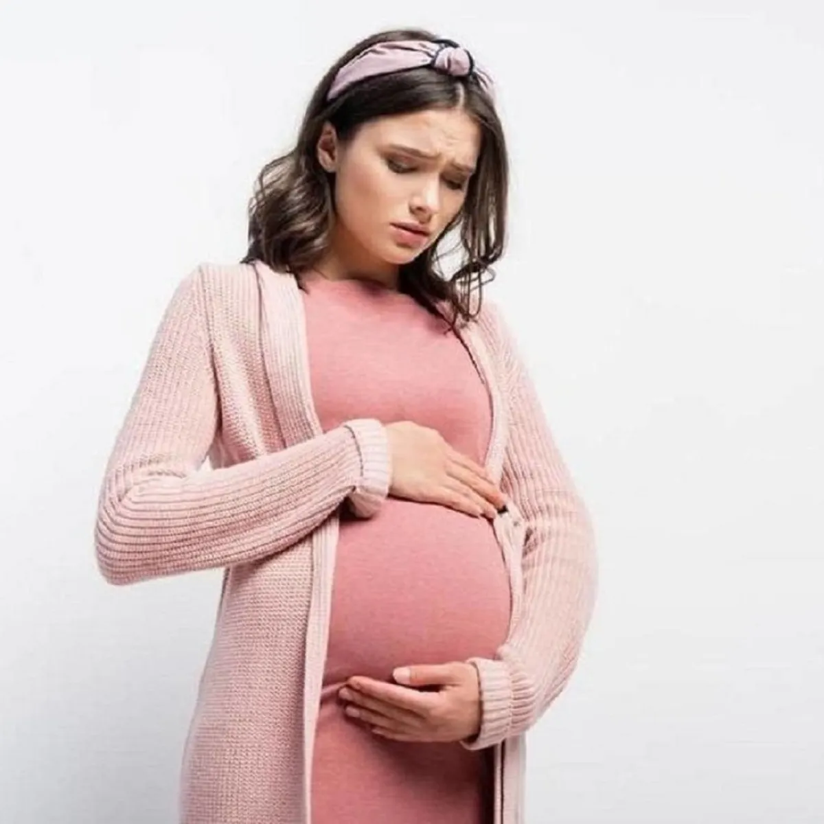 صورة لحامل تشعر بالتعب