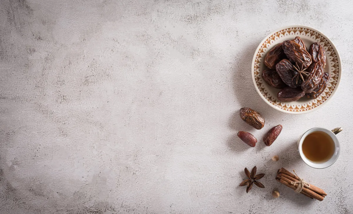 صورة لطبق التمر